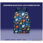 Quest Neoprene Backpack with Purse - Safari - Image 6