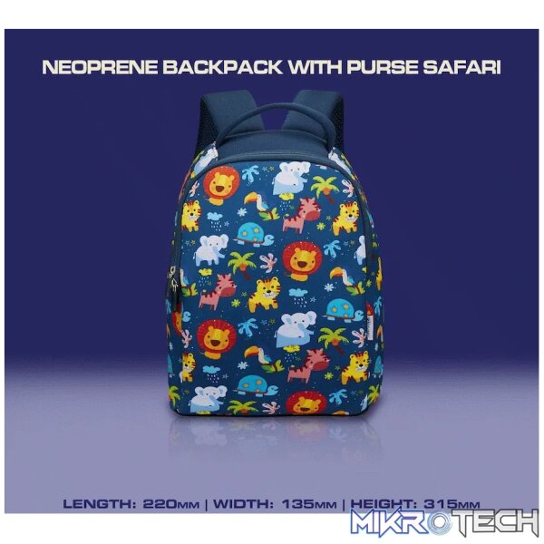 Quest Neoprene Backpack with Purse - Safari - Image 6