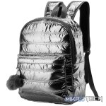 Quest Puffer Backpack Silver - Image 2