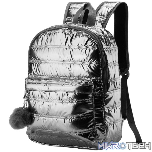 Quest Puffer Backpack Silver - Image 2