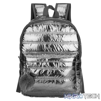 Quest Puffer Backpack Silver