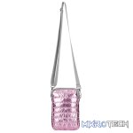Quest Puffer Cross Body Bag - Pink - Image 3