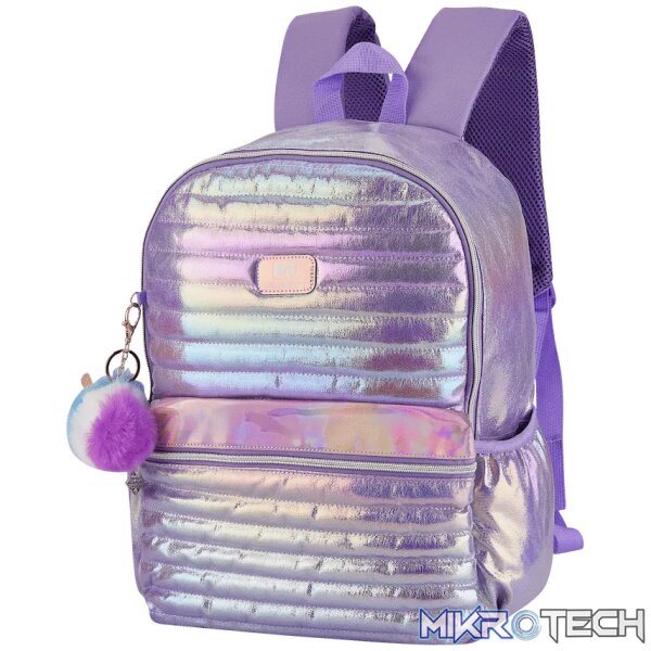 Quest Puffer Glamour Backpack - Purple - Image 3