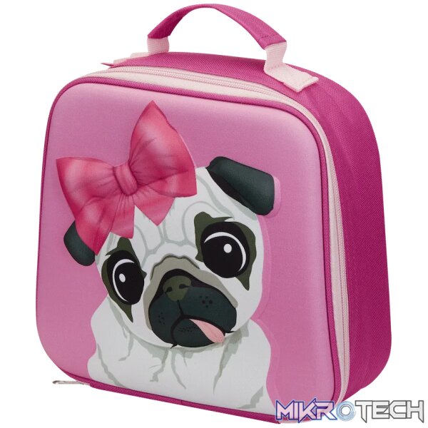 Quest Pug 3D EVA Lunch Bag - Pink Quest Pug 3D EVA Lunch Bag - Pink