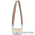 Quest Rainbow Cross Body Bag - Silver - Image 2
