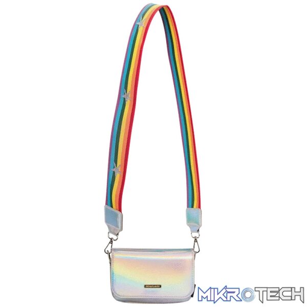 Quest Rainbow Cross Body Bag - Silver - Image 2