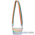 Quest Rainbow Cross Body Bag - Silver - Image 3