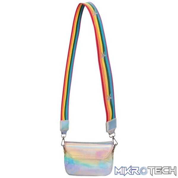 Quest Rainbow Cross Body Bag - Silver - Image 3