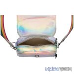 Quest Rainbow Cross Body Bag - Silver - Image 4