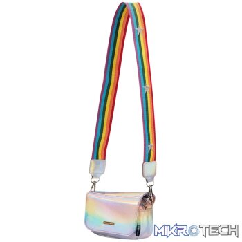 Quest Rainbow Cross Body Bag - Silver