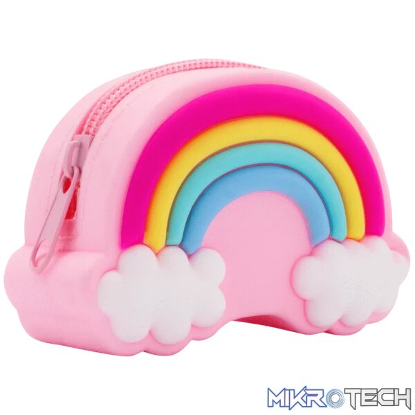 Quest Rainbow Silicone Purse - Pink Quest Rainbow Silicone Purse - Pink
