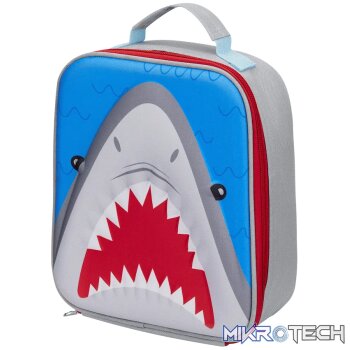 Quest Shark 3D EVA Lunch Bag - Grey