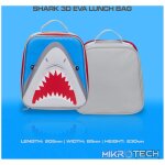 Quest Shark 3D EVA Lunch Bag - Grey - Image 6