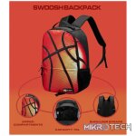Quest Swoosh Backpack Black - Image 5