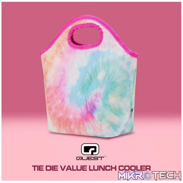 Quest Tie-Dye Value Lunch Cooler - Pink - Image 6
