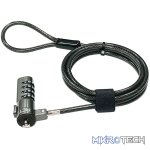 RCT 4 digit notebook security lock; T-Bar compatible with adaptor kit - Image 2
