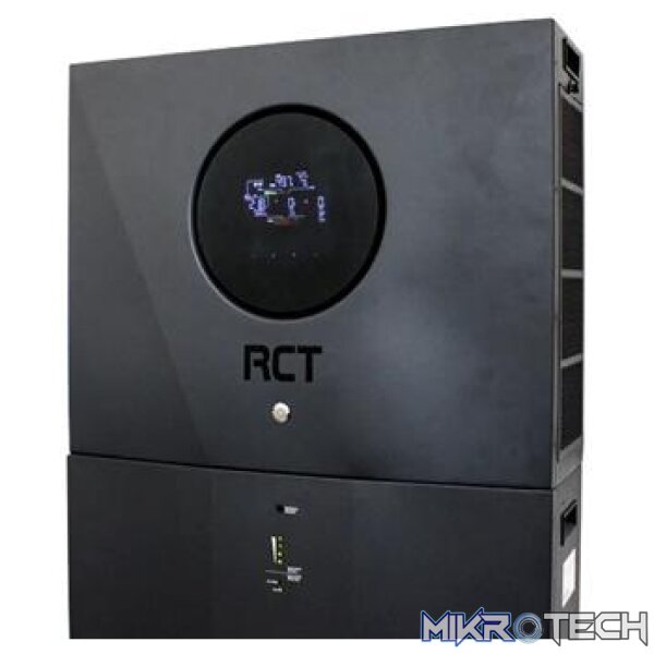 RCT AXPERT ESS 8KVA/KW ENERGY STORAGE SYSTEM with 4.8KWH intergrated LiFEPO Battery 48V 2X4000W MPPT BMS WIFI RCT AXPERT ESS 8KVA/KW ENERGY STORAGE SYSTEM with 4.8KWH intergrated LiFEPO Battery 48V 2X4000W MPPT BMS WIFI