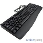 RCT K11 Wired Keyboard and RCT GM-193U wired optical mouse; spill-resistant; adjustable legs; Copilot AI Tool key - Image 2