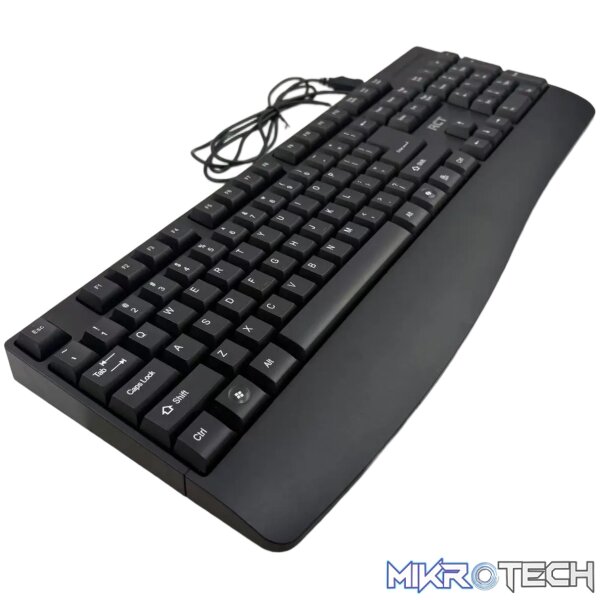 RCT K11 Wired Keyboard and RCT GM-193U wired optical mouse; spill-resistant; adjustable legs; Copilot AI Tool key - Image 2