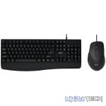 RCT K11 Wired Keyboard and RCT GM-193U wired optical mouse; spill-resistant; adjustable legs; Copilot AI Tool key