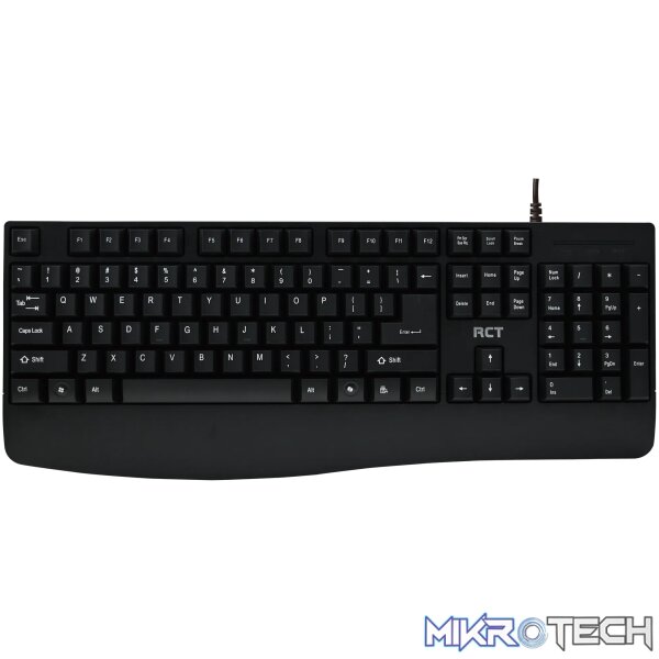 RCT K11 Wired Keyboard and RCT GM-193U wired optical mouse; spill-resistant; adjustable legs; Copilot AI Tool key - Image 4