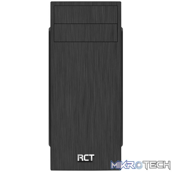 RCT Mid ATX Case with DVD drive slot - Black + 550W; 1x Fan. Up to 1 x 5.25” ODD; 3 x 3.5” HDDs (2 x 3.5”/2.5") or 4 x 2.5” SSD - Image 2