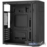 RCT Mid ATX Case with DVD drive slot - Black + 550W; 1x Fan. Up to 1 x 5.25” ODD; 3 x 3.5” HDDs (2 x 3.5”/2.5") or 4 x 2.5” SSD - Image 3