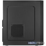 RCT Mid ATX Case with DVD drive slot - Black + 550W; 1x Fan. Up to 1 x 5.25” ODD; 3 x 3.5” HDDs (2 x 3.5”/2.5") or 4 x 2.5” SSD - Image 4