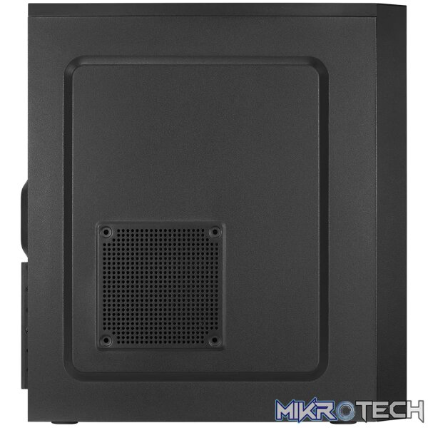 RCT Mid ATX Case with DVD drive slot - Black + 550W; 1x Fan. Up to 1 x 5.25” ODD; 3 x 3.5” HDDs (2 x 3.5”/2.5") or 4 x 2.5” SSD - Image 4