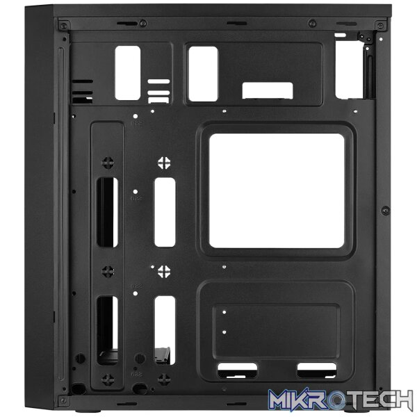 RCT Mid ATX Case with DVD drive slot - Black + 550W; 1x Fan. Up to 1 x 5.25” ODD; 3 x 3.5” HDDs (2 x 3.5”/2.5") or 4 x 2.5” SSD - Image 5