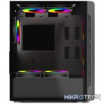 ROGUEWARE GT1 BLACK MID-TOWER TEMPERED GLASS GAMING CHASSIS - Image 2