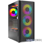 ROGUEWARE GT1 BLACK MID-TOWER TEMPERED GLASS GAMING CHASSIS
