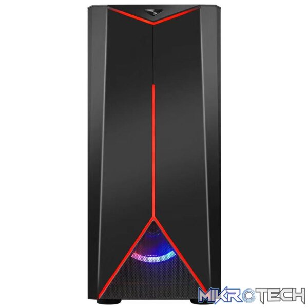 ROGUEWARE GT2 BLACK MAINSTREAM MID-TOWER TEMPERED GLASS GAMING CHASSIS - Image 3