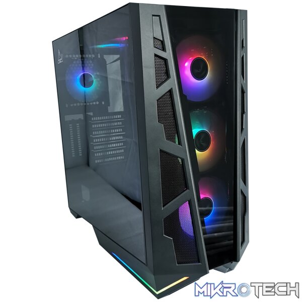 ROGUEWARE GT3 BLACK PERFORMANCE MID-TOWER TEMPERED GLASS GAMING CHASSIS ROGUEWARE GT3 BLACK PERFORMANCE MID-TOWER TEMPERED GLASS GAMING CHASSIS