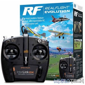 RealFlight Evolution RC Flight Simulator with InterLink DX Controller