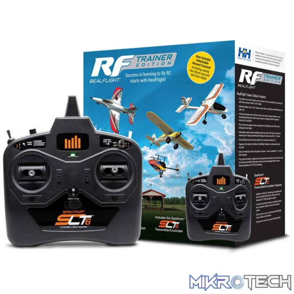 RealFlight Trainer Edition RC Flight Simulator with SLT6 Transmitter/Controller RealFlight Trainer Edition RC Flight Simulator with SLT6 Transmitter/Controller