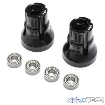Rear Axle Mount Set3 Deg AL BLK LMT TTLMT