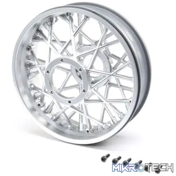 Rear Wheel Set Satin Chrome Promoto-MX