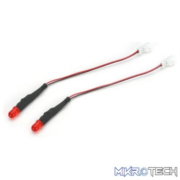 Red LED Solid (2) Universal Light Kit