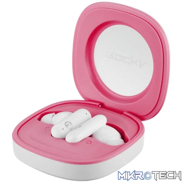 Rocka Galaxia 3 TWS Earphones - Pink - Image 2