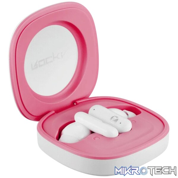 Rocka Galaxia 3 TWS Earphones - Pink - Image 4