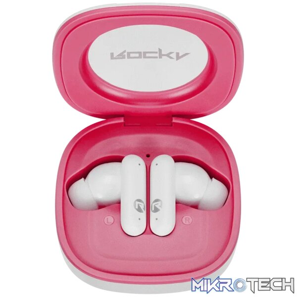 Rocka Galaxia 3 TWS Earphones - Pink - Image 5