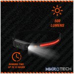 Rugged by Volkano 500lm COB Headlamp with Wave Sensor - Image 2