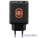 Rugged by Volkano Dual USB Wall Charger with QC3.0 and PD - Image 2