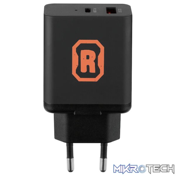 Rugged by Volkano Dual USB Wall Charger with QC3.0 and PD - Image 2