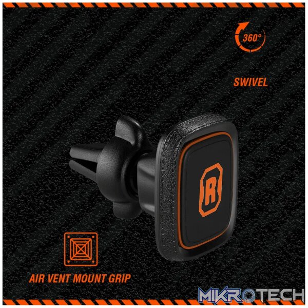 Rugged by Volkano Magnetic Car Air Vent Phone Holder - Image 3