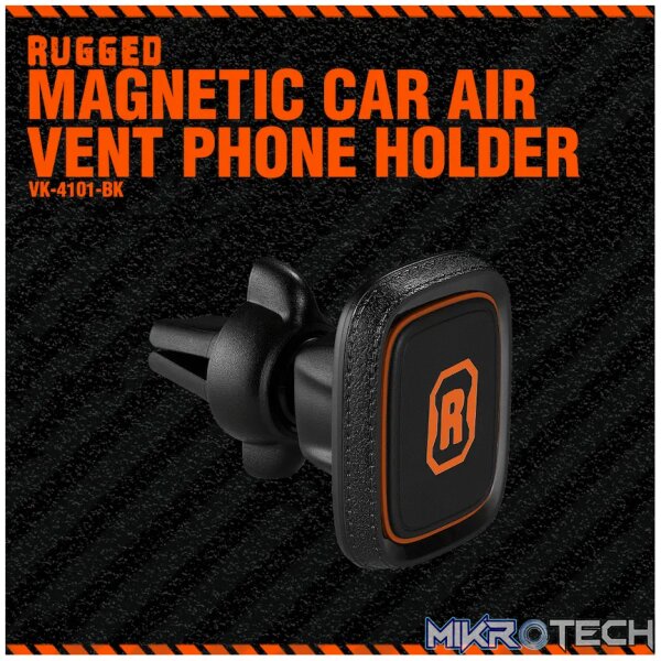 Rugged by Volkano Magnetic Car Air Vent Phone Holder - Image 4