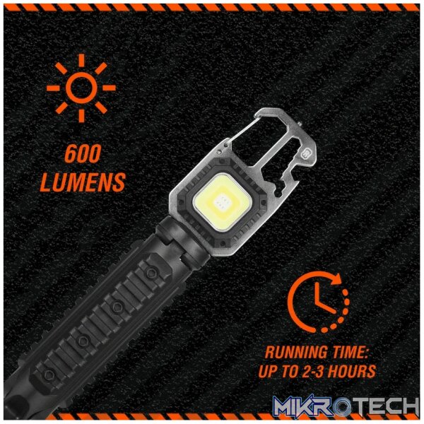 Rugged by Volkano Multi-Function Keychain Light with Tripod - Image 2
