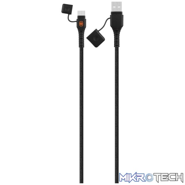 Rugged by Volkano Waterproof and Dustproof USB to Type-C Cable - 1.2m Rugged by Volkano Waterproof and Dustproof USB to Type-C Cable - 1.2m