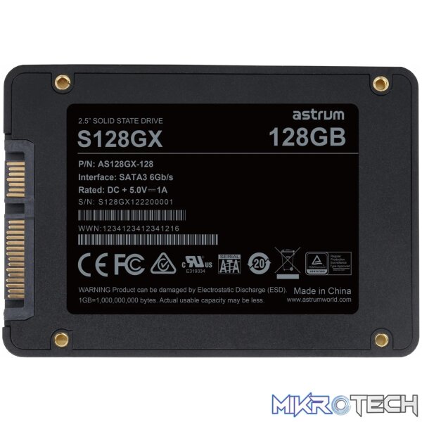 S128GX 128GB 2.5" SATA3 SSD DRIVE 518/47 - Image 2